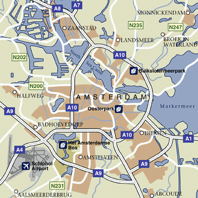 Amsterdam City Map