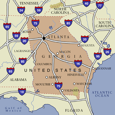 Georgia State Map