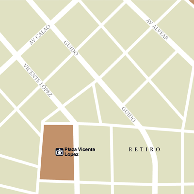 Map of Buenos Aires Hotel Locations