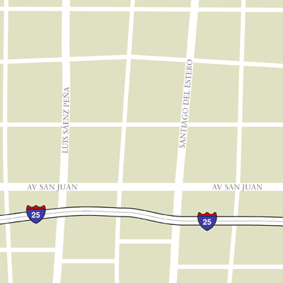 Map of Buenos Aires Hotel Locations