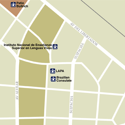 Map of Buenos Aires Hotel Locations