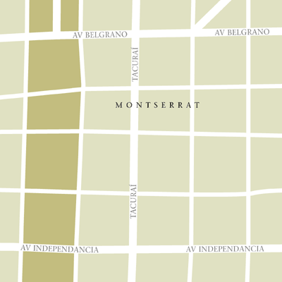 Map of Buenos Aires Hotel Locations