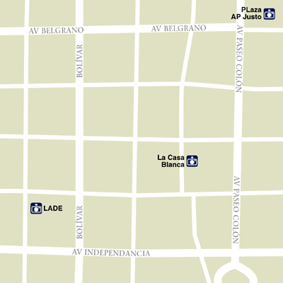 Map of Buenos Aires Hotel Locations