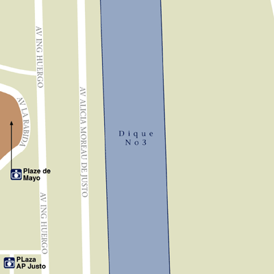 Map of Buenos Aires Hotel Locations