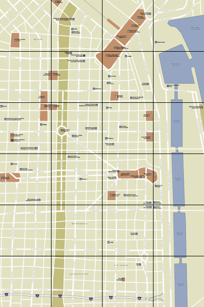 Buenos Aires Map : City Street Map Selection