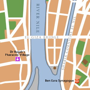 Map of Cairo Hotel Locations