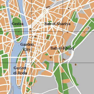 Cairo Map : City Street Map Selection
