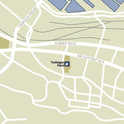 Map of Cape Town Hotel Locations