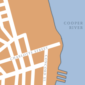 Map of Charleston Hotel Locations