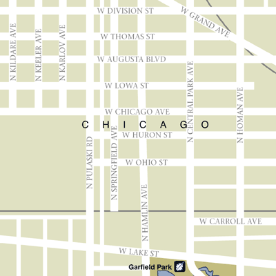 Map of Chicago Hotel Locations
