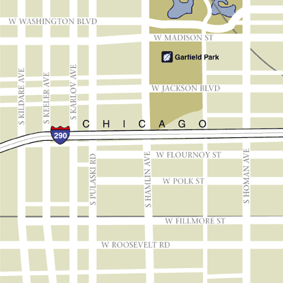 Map of Chicago Hotel Locations