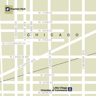 Map of Chicago Hotel Locations