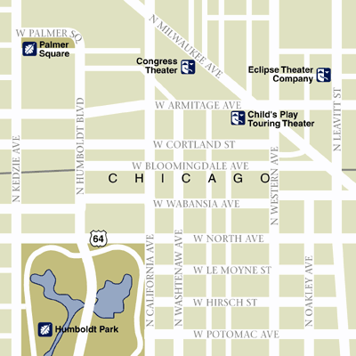 Map of Chicago Hotel Locations