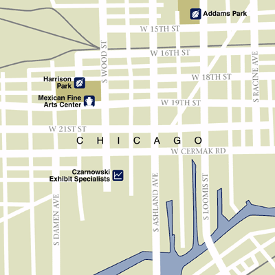 Map of Chicago Hotel Locations