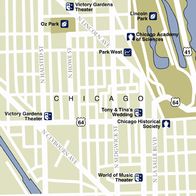 Map of Chicago Hotel Locations