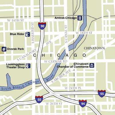 Map of Chicago Hotel Locations
