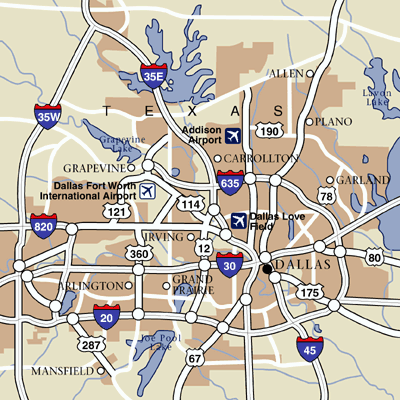Dallas City Map