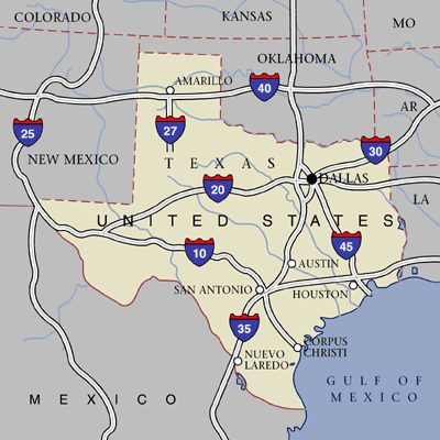 Texas State Map