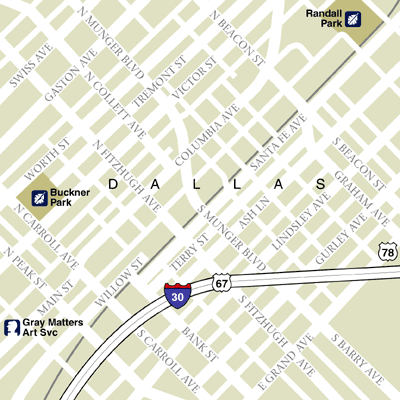 Map of Dallas Hotel Locations
