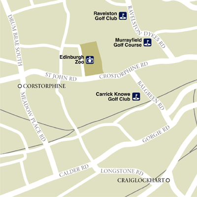 Map of Edinburgh Hotel Locations