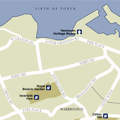 Map of Edinburgh Hotel Locations