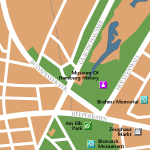 Map of Hamburg Hotel Locations