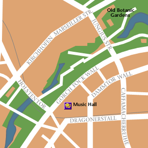 Map of Hamburg Hotel Locations