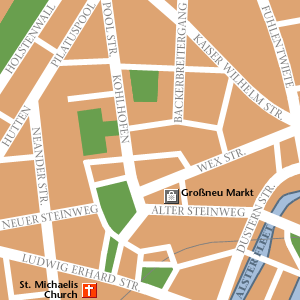 Map of Hamburg Hotel Locations