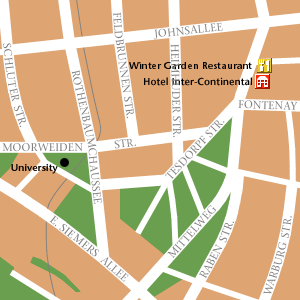 Map of Hamburg Hotel Locations
