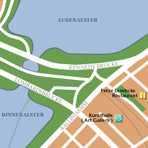 Map of Hamburg Hotel Locations