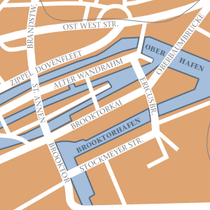Map of Hamburg Hotel Locations