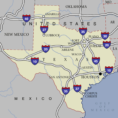 Texas State Map