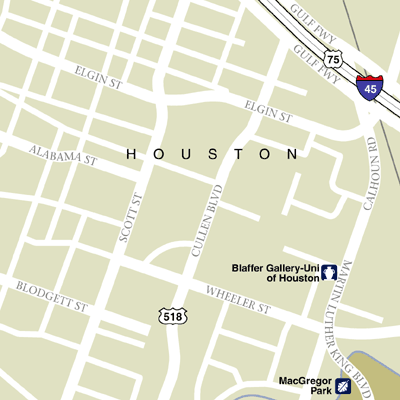Map of Houston Hotel Locations