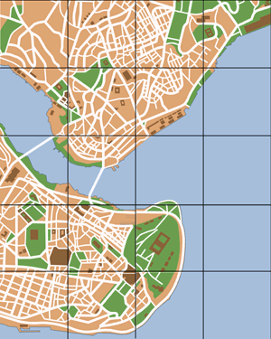 Istanbul Map : City Street Map Selection