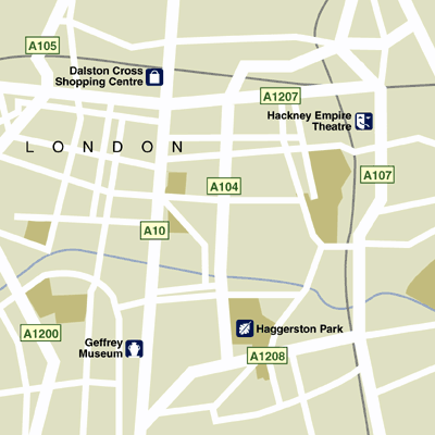 Map of London Hotel Locations
