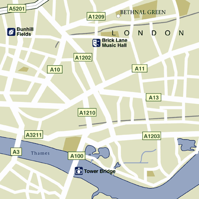 Map of London Hotel Locations