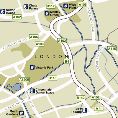 Map of London Hotel Locations