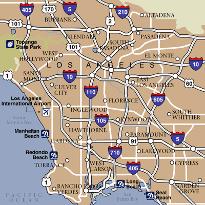 Los Angeles City Map