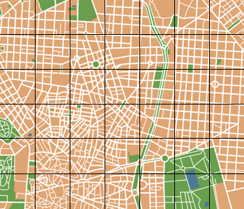 Madrid Map : City Street Map Selection