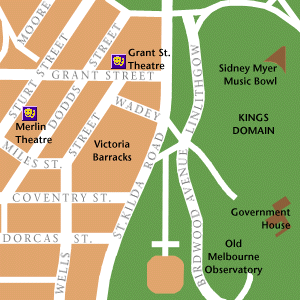 Map of Melbourne Hotel Locations