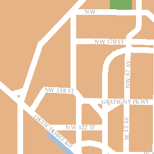 Map of Miami Hotel Locations