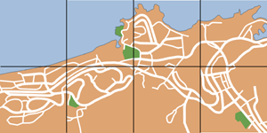 Muscat Map : City Street Map Selection