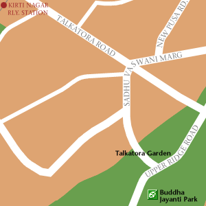 Map of New Delhi Hotel Locations