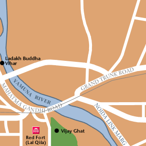 Map of New Delhi Hotel Locations