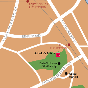 Map of New Delhi Hotel Locations