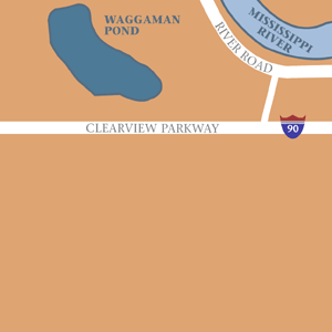 Map of New Orleans Hotel Locations
