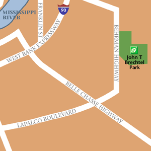 Map of New Orleans Hotel Locations