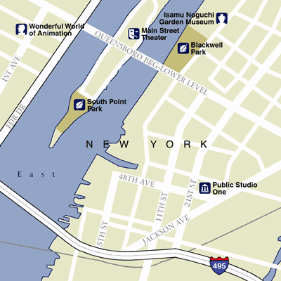 Map of New York Hotel Locations