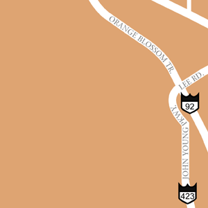 Map of Orlando Hotel Locations