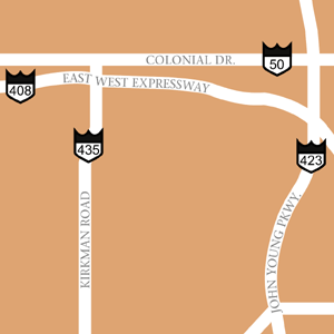 Map of Orlando Hotel Locations
